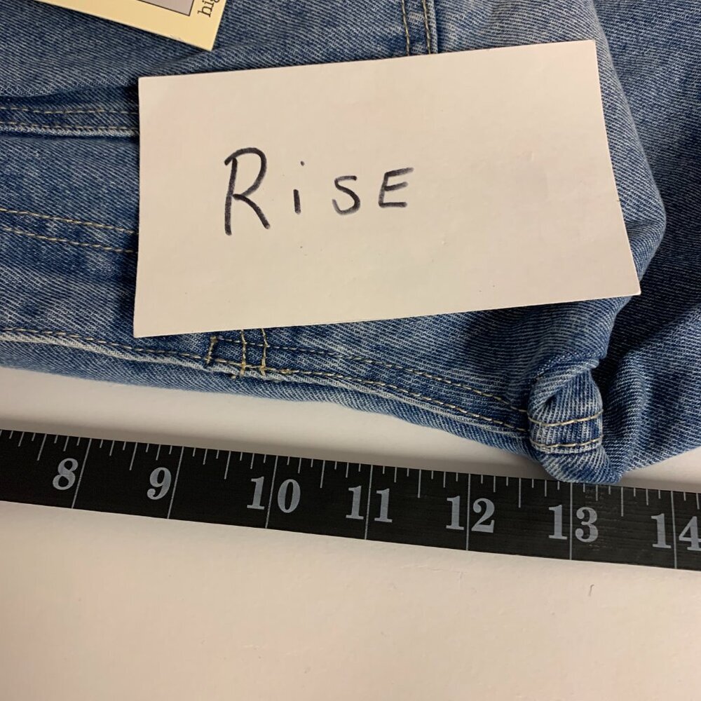 Ban-Jara Jeans high-rise wide leg cargo minor distressing Womens SZ 3 NWT - Picture 12 of 12